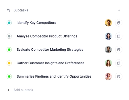 Subtasks