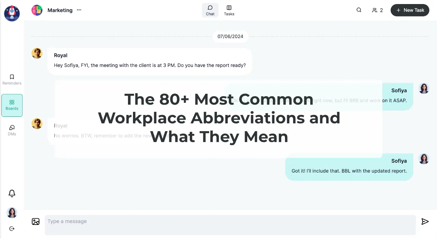 The 80+ Most Common Workplace Abbreviations and What They Mean